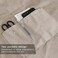 Mignongirl Crossback Apron with Pockets x2,Split Apron with Adjustable Straps,M-XXL (Beige.