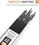 Nicpro 2mm Metal Mechanical Pencil Set, 2PCS Lead Holder 2. 0 mm Marker Artist Carpenter Pencils with 120 Graphite Lead Refill (HB 2H 4H 2B 4BColor, 2 Eraser for Drafting, Drawing Writing Sketching.