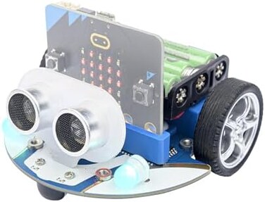 EF ELECFREAKS Microbit Smart Cutebot Kit for Kids BBC Micro:bit DIY Programmable Robot Car for STEM Education School Student Project(Without Micro:bit.