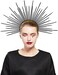 Fantherin Women's Goddess Halo Crown Headband - Zip Tie Spiked Angel Headpiece Headdress for Cosplay Halloween Costume Party.