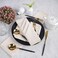 FINGERCRAFT 20X20 inch Oversized Dinner Napkins Premium Cotton Flax 12 Pack Natural Premium Quality Mitered Corners With Elegant Lace for Everyday Use Napkins are Pre Shrunk And Good Absorbency With L