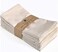FINGERCRAFT Dinner Cloth Napkins, Cotton Linen Blend 12 Pack Natural Easter Special Premium Quality, Mitered Corners for Every Day Use Napkins are Pre Shrunk and Good Absorbency Ivory.