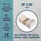FINGERCRAFT Dinner Cloth Napkins, Cotton Linen Blend 12 Pack Natural Easter Special Premium Quality, Mitered Corners for Every Day Use Napkins are Pre Shrunk and Good Absorbency Ivory.
