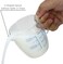 EIKS Excelity 9oz/250ml Glass Measuring Cups Coffee Milk Frothing Pitcher for for Espresso Cappuccino Latte Maker in Kitchen Restaurant.