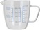EIKS Excelity 9oz/250ml Glass Measuring Cups Coffee Milk Frothing Pitcher for for Espresso Cappuccino Latte Maker in Kitchen Restaurant.