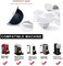 BRBHOM 120PCS Espresso Aluminum Foils Seals Compataible for Nespresso Reusable Vertuoline Capsules Pods With 2 Pcs Empty Vertuoline Pods.