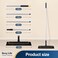 Yocada (130cm- Floor Squeegee 130cm Broom Perfect for Shower Bathroom Kitchen Home Tile Pet Hair Fur Floor Marble Glass Window Water Foam Cleaning Long Adjustable Removable Handle Anti-Static Ho.