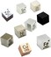 Magerial 9 PCS Element Cube Set 10mm Density Cubes Up to 99. 99% Purity Daily Metal Cubest Titanium Carbon Lead Nickel Iron Copper Zinc Aluminium Tin.