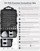 SHOWPIN Computer Repair Kit 122 in 1 Magnetic Laptop Screwdriver Kit Precision Screwdriver Set Small Impact Screw Driver Set with Case for Computer Laptop PC for iPhone Watch Ps4 DIY Hand Tools -Grey.