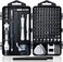 SHOWPIN Computer Repair Kit 122 in 1 Magnetic Laptop Screwdriver Kit Precision Screwdriver Set Small Impact Screw Driver Set with Case for Computer Laptop PC for iPhone Watch Ps4 DIY Hand Tools -Grey.