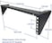 Jingchengmei 2U 19 Inches Lightweight Folding Steel Wall Mountable Simple Vertical Rack and Server Rack (2U35P.