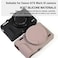 Easy Hood Case for Canon Powershot G7 X Mark III Digital Camera, Soft Silicone Protective Cover with Removable Lens Cover for Canon Powershot G7X Mark III DSLR Camera (Tiffany Pink.