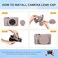 Easy Hood Case for Canon Powershot G7 X Mark III Digital Camera, Soft Silicone Protective Cover with Removable Lens Cover for Canon Powershot G7X Mark III DSLR Camera (Tiffany Pink.