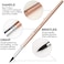 Nicpro 15 PCS Round Watercolor Paint Brushes Bulk, Professional Artist Painting Brush Set for Water Color Acrylic Oil, Detail, Model, Gouache, Ink, Art PaintbrushRose Gold Ideal Women Gift.