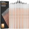Nicpro 15 PCS Round Watercolor Paint Brushes Bulk, Professional Artist Painting Brush Set for Water Color Acrylic Oil, Detail, Model, Gouache, Ink, Art PaintbrushRose Gold Ideal Women Gift.