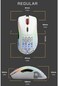 فأرة الألعاب Glorious PC Gaming Race Gloriuos White Gaming Mouse - فأرة الألعاب Glorious Model D Honeycomb - فأرة RGB فائقة الخفة - فأرة كمبيوتر - 68 غرام - فأرة بيضاء غير لامعة.