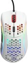 فأرة الألعاب Glorious PC Gaming Race Gloriuos White Gaming Mouse - فأرة الألعاب Glorious Model D Honeycomb - فأرة RGB فائقة الخفة - فأرة كمبيوتر - 68 غرام - فأرة بيضاء غير لامعة.