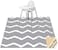 WOMUMON Large Splat Mat for Under High Chair/Arts/Crafts, Washable, Waterproof, Non Slip, Portable Floor Protector for Baby, Kids, Durable Spill, Splash Mat for Pet (Chevron.