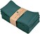 FINGERCRAFT Dinner Cloth Napkins, Cotton Linen Blend Fabric, 12 Pack Easter Special, Mitered Corners for Every Day Use Napkins are Pre Shrunk and Good Absorbency Teal.