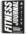 Clever Fox Fitness Journal Workout Log Book - Daily Fitness Planner Workout Journal for Women and Men. Spiral-Bound, Laminated Cover, Thick Pages, A5 (BlackWhite.