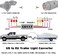 CARROFIX US to EU Trailer Light Converter 7-Way Blade Socket (US Vehicleto 7-Pin Round Adapter (European Trailer.