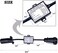 CARROFIX US to EU Trailer Light Converter 7-Way Blade Socket (US Vehicleto 7-Pin Round Adapter (European Trailer.