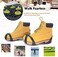 Aerexier Ice Cleats Snow Grips - Anti-Slip Crampons Traction Cleats IceSnow Grippers 10 Steel Studs for Women Men Kids&rsquo; Shoes and Boots (Extra 10 Studs.