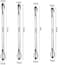 Mudder 22 Pieces Stainless Steel Lab Spatula Micro Scoop Set Laboratory Sampling Spoon Mixing Spatula for Powders Gel Cap Filler.