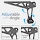 TOOENJOY Universal Fit Car Door Step, Foldable Roof Rack Door Step Up on Door Latch, Both Feet Stand Pedal Ladder, Easy Access to Rooftop for Most Car, SUV, Truck, Max Load 400 lbs (Grey.