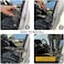 TOOENJOY Universal Fit Car Door Step, Foldable Roof Rack Door Step Up on Door Latch, Both Feet Stand Pedal Ladder, Easy Access to Rooftop for Most Car, SUV, Truck, Max Load 400 lbs (Grey.