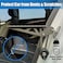 TOOENJOY Universal Fit Car Door Step, Foldable Roof Rack Door Step Up on Door Latch, Both Feet Stand Pedal Ladder, Easy Access to Rooftop for Most Car, SUV, Truck, Max Load 400 lbs (Grey.