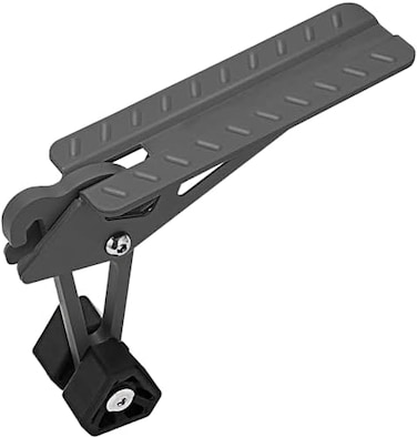 TOOENJOY Universal Fit Car Door Step, Foldable Roof Rack Door Step Up on Door Latch, Both Feet Stand Pedal Ladder, Easy Access to Rooftop for Most Car, SUV, Truck, Max Load 400 lbs (Grey.