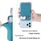 Fulgamo 3Pack Cell Phone Card Holder for Back of Phone,Stretchy Lycra Stick on Wallet Pocket Credit Card ID Case Pouch Sleeve Self Adhesive Sticker for iPhone Samsung Galaxy Android-Dark GreenBlue Gra