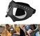Namsan Dog Goggles Medium-Large Dog Anti-UV Sunglasses Windproof Snowproof Soft Frame Glasses for Long Snout Dogs Eyes Protection, Black.