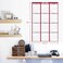 Artfan 2023 Wall Calendar - 2023 Wall Calendar with Julian Date, January 2023 - December 2023, Thicker Paper, Bonus Pocket, 34. 3" x 22. 8", XLarge, Vertical - Red.