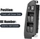 X AUTOHAUX Car Power Window Switch Lifter Electrical Control Button Driver Side for Kia Forte 2010-2013 93570-1M100WK.