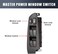 X AUTOHAUX Car Power Window Switch Lifter Electrical Control Button Driver Side for Kia Forte 2010-2013 93570-1M100WK.