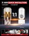 LASFIT 7443 7440 7444 مصباح LED خلفي للتوقف وفرامل الانتظار W21W / WY21W/992 (أحمر - قطعتان).