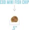 Icelandic+ Plus Mini Cod Fish Chips Training Dog Treat, 3oz Bag.