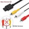 MUZHI MXRS Audio Video RCA Cable - Game Console Component Accessories Connection AV Cable for PS1 PS2 PS3 Playstation 2. 5M 4.
