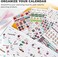 Clever Fox Planner Stickers &ndash; Monthly, WeeklyDaily Planner Stickers 14 Sheets Set of 1360Unique Stickers by Clever Fox (Value Pack.