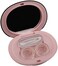 MUDOR (Pink- Exquisite Contact Lens Case - Mini Contact Lens Travel Kit Box Holder Container Includes Remover Tool with Tweezers and No Leak Contact Case Organiser for SoftHard Lens (Pink.