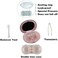 MUDOR (Pink- Exquisite Contact Lens Case - Mini Contact Lens Travel Kit Box Holder Container Includes Remover Tool with Tweezers and No Leak Contact Case Organiser for SoftHard Lens (Pink.