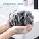 AmazerBath Shower Bath Sponge Shower Loofahs Balls 75g/PCS for Body Wash Bathroom Men Women- Set of 4 Black.