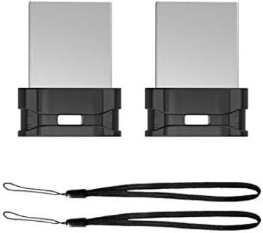 K&amp;ZZ KZZ USB Flash Drive 32GB/64GB 2 Pack Thumb Drives, USB 2. 0 Memory Stick Portable Zip Drive with Black Lanyards for Data Storage 64G 264GB 2 Pack.