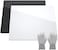 NIUBEE Acrylic Reflective Display Board for Photo Background Shooting Tables (12x12 Inch, BlackWhite.