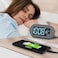 DreamSky Alarm Clocks for Bedrooms, Auto Set Digital Desk Clock for Bedside Nightstand, Electric Clock with Dimmable Brightness Dimmer, Auto DST, USB Port, Date, Temperature, Snooze.