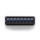 FXC Blue 8 Gang Rocker Switch Aluminum Panel Toggle Dash ON/Off Pre-Wired Switches Rocker Switch Panel Waterproof for 12V/24V Automotive Cars Marine Boats RVs Trailers.