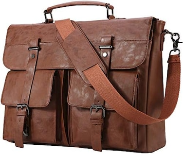 seyfocnia Laptop Bag 17. 3 Inch, Men's Messenger Bag Laptop Briefcase Work Bag Satchel Handbag Shoulder Bag Crossbody Bags.