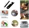 eGreen Emergency Fire Starter 3. 15" Ferro Rod Striker Magnesium 6 Bags Waterproof Tin Box for Camping Hiking Bushcraft Backpacking Outdoor Survival Bug Out Bag Prepareness.